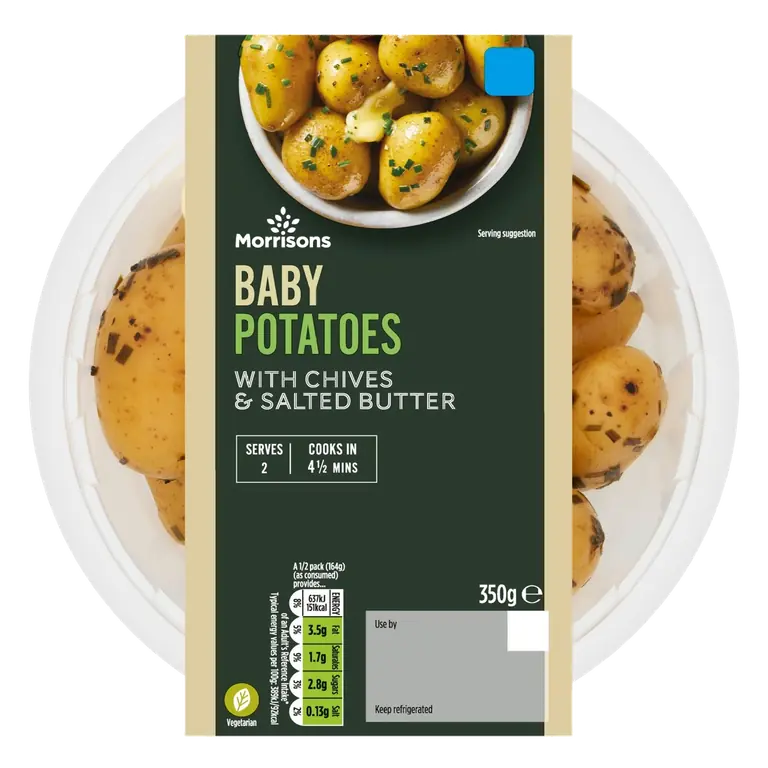 Baby Potatoes With Chives & Salted Butter 350g