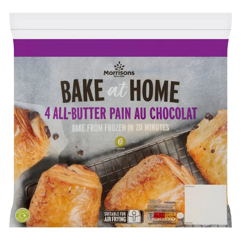 Bake At Home 4 Pain Au Chocolat 290g