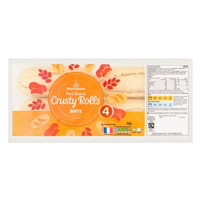 Bake at Home Crusty White Rolls