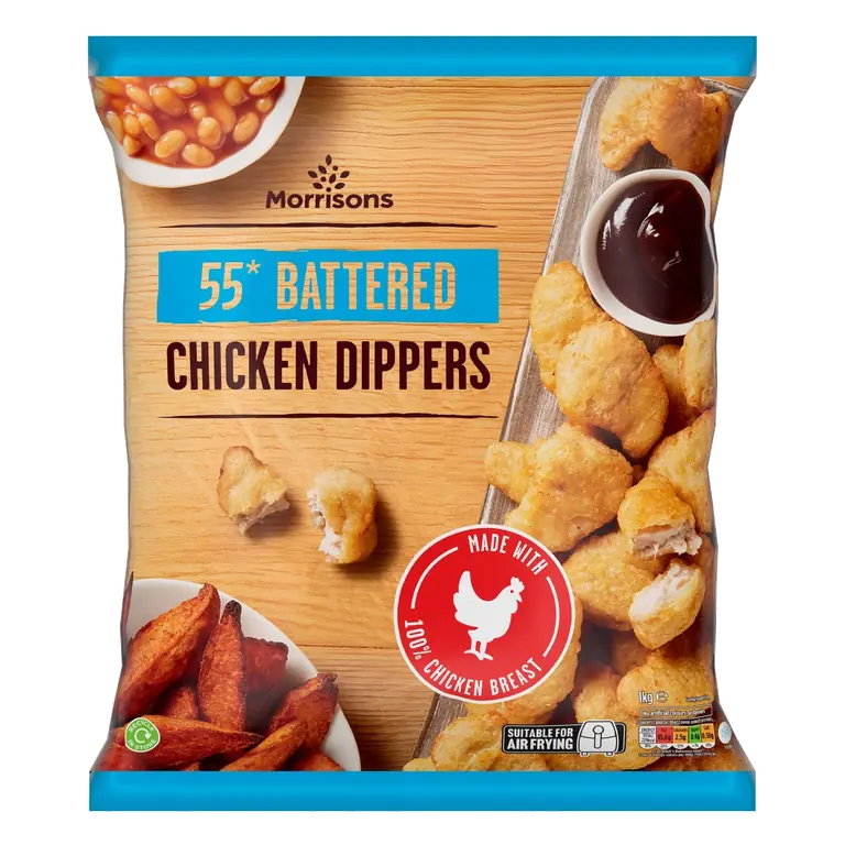 Battered Chicken Dippers 1kg