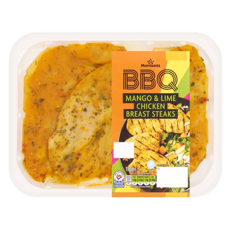 BBQ Mango & Lime Steaks 350g