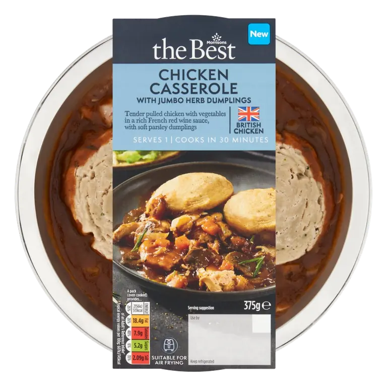 Best Limited Edition Chicken Cass & Herb Jumbo Dumpling 375g