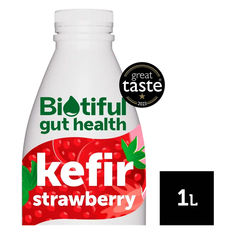 Biotiful Gut Health Kefir Drink Strawberry 1L