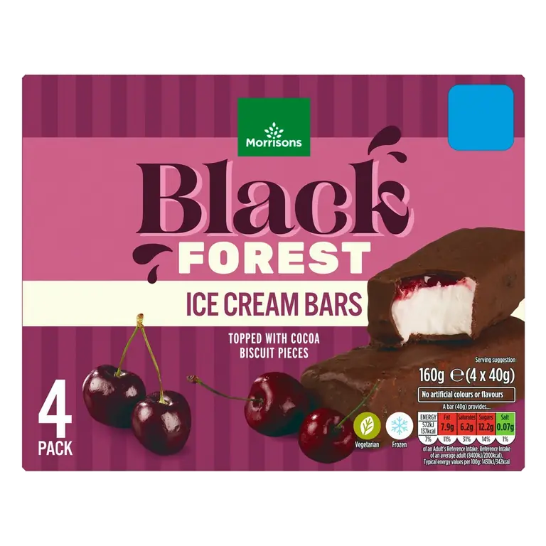 Black Forest Ice Cream Bars 200ml