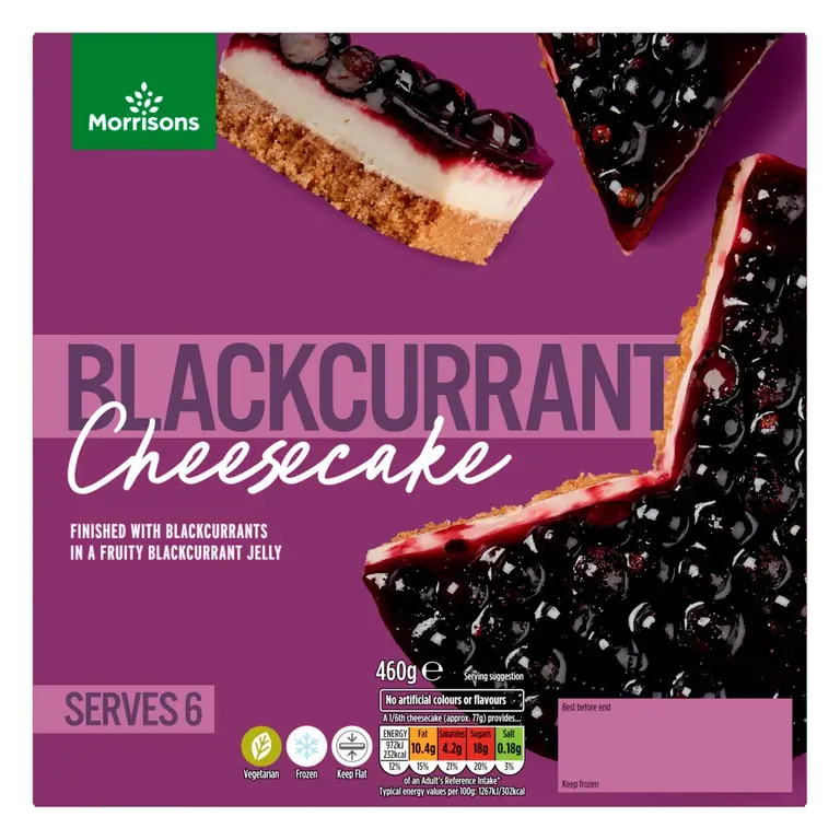 Blackcurrant Cheesecake
