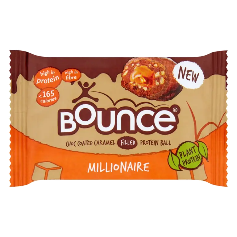Bounce Chocolate Caramel Filled Protein Ball Millionaire 40g