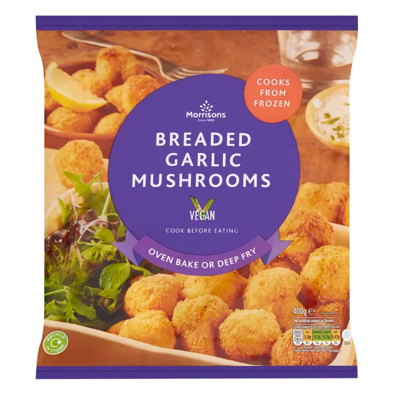 Breaded Garlic Mushrooms