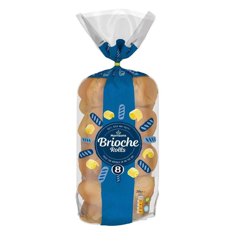 Brioche Rolls With Butter 8 Pack