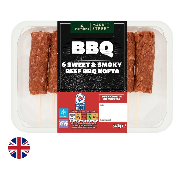 British Bbq Beef Kofta 340G