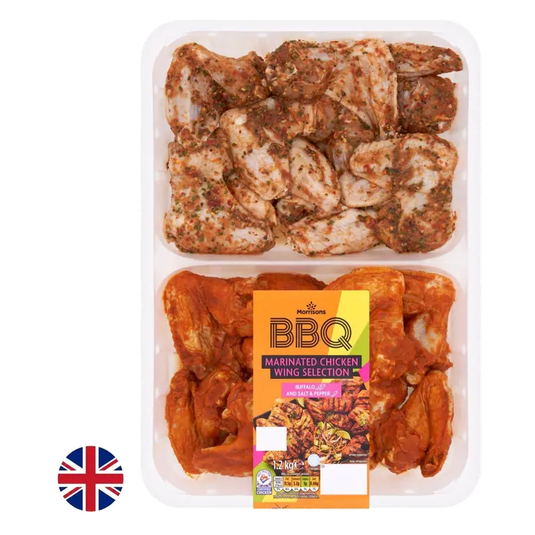 British BBQ Marinated Chicken Wings Selection Pack 1.2kg