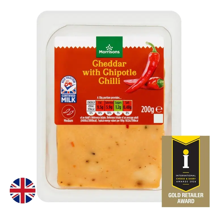 British Cheddar with Chipotle Chilli 200g