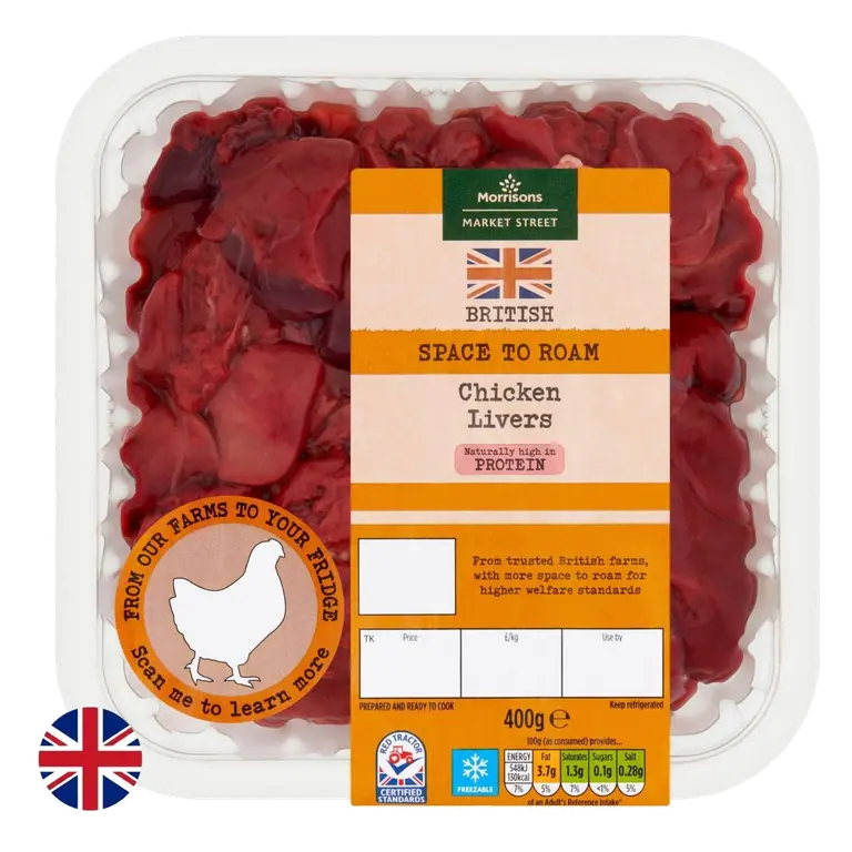 British Chicken Livers 400g