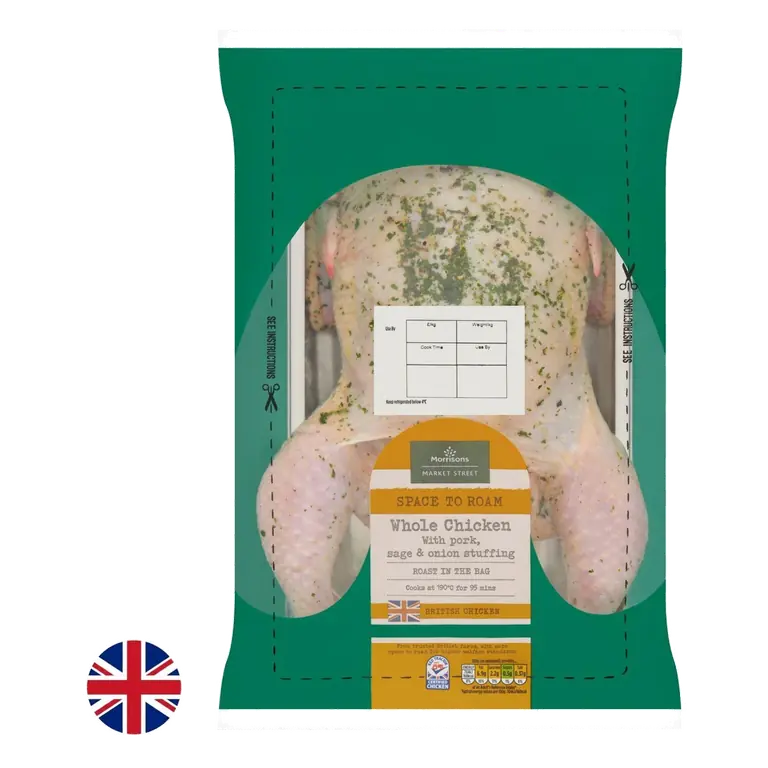 British Cook in The Bag Stuffed Whole Chicken 1.6kg
