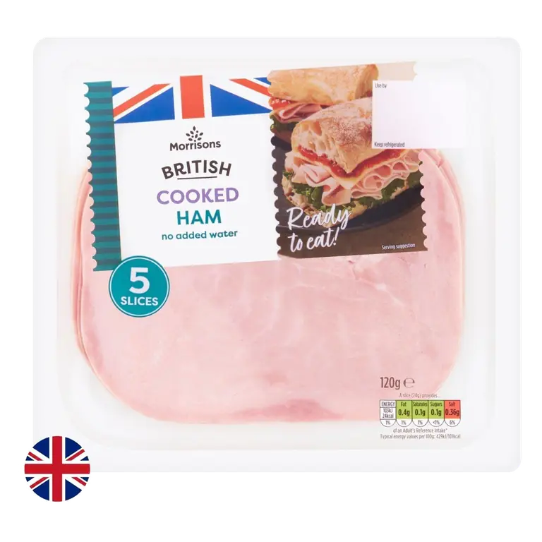 British Cooked Ham 120g