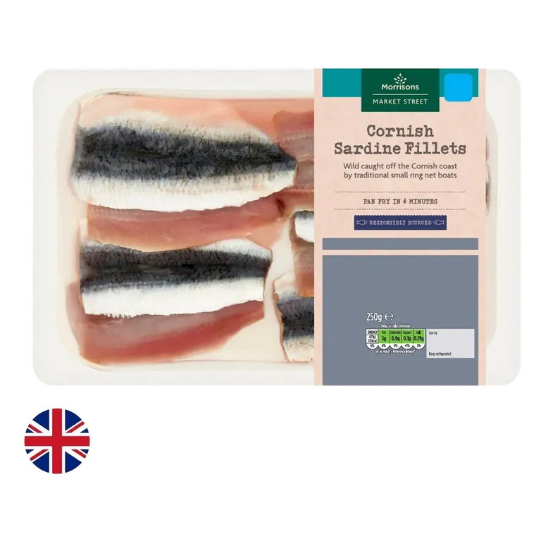 British Cornish Sardine Fillets 250g