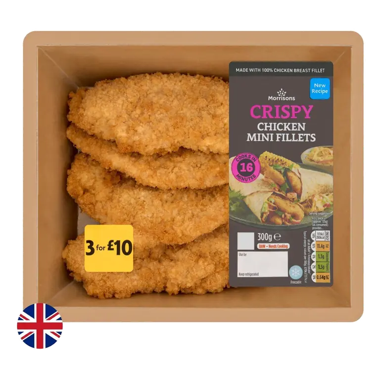 British Crispy Chicken Mini Fillets 300g