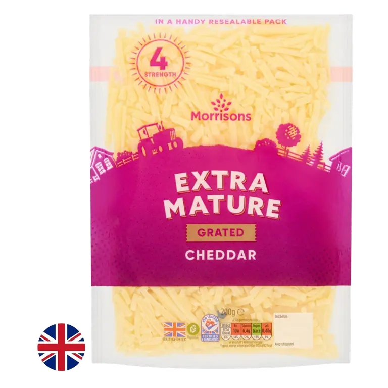 British Extra Mature Grated Cheese 200g