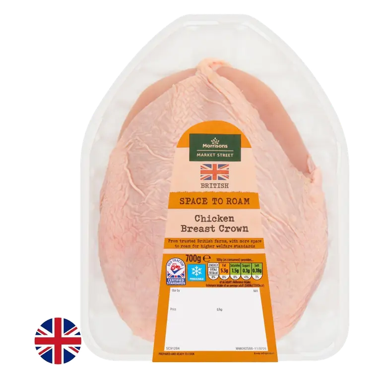 British Market Street Chicken Breast Crown 700g