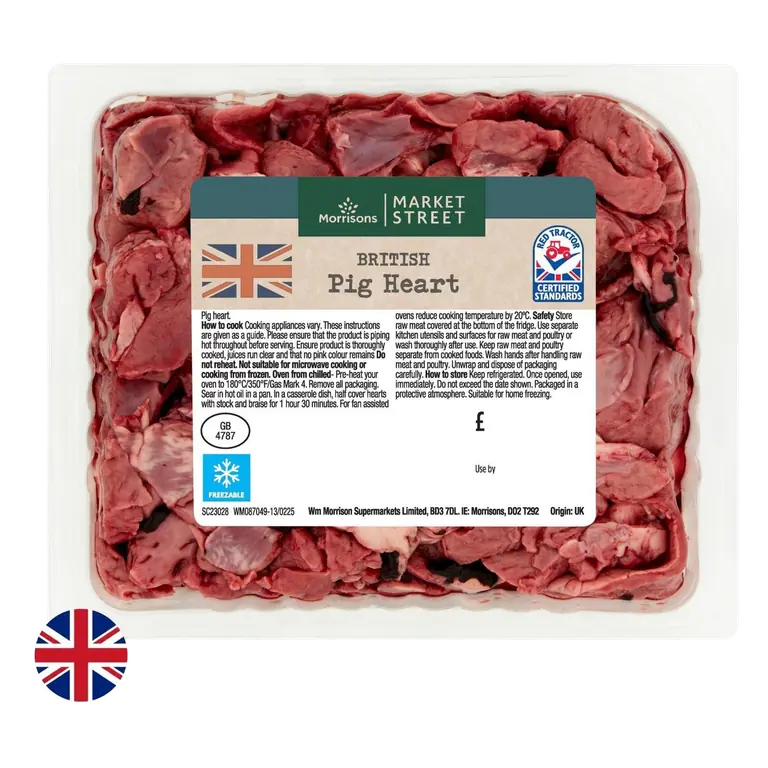 British Pigs Heart 456g