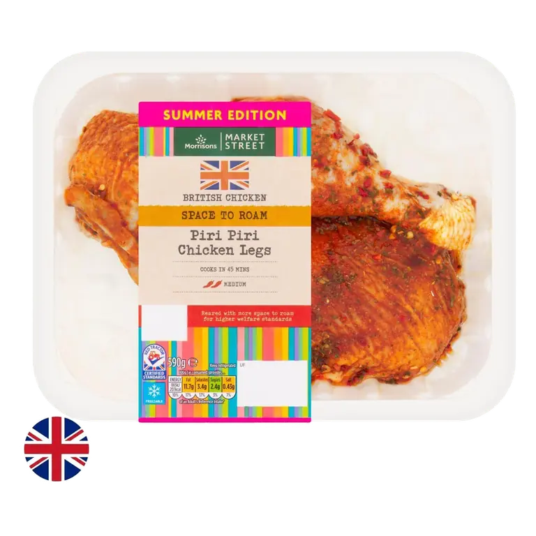 British Piri Piri Chicken Legs 590g