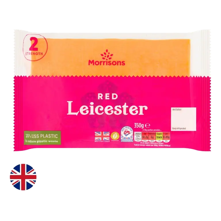 British Red Leicester Cheese 350g