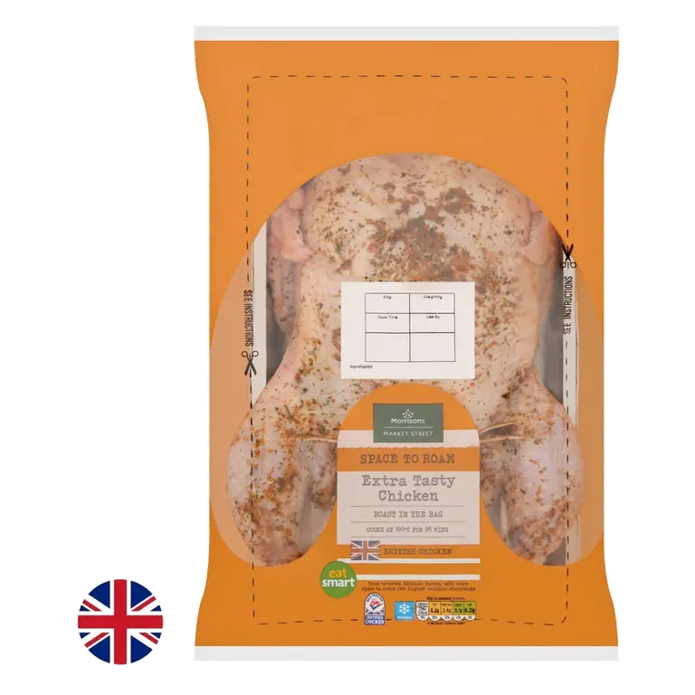 British Roast In The Bag Extra Tasty Whole Chicken 1.6kg