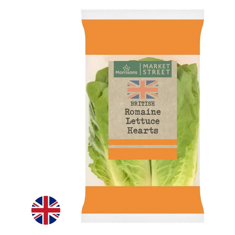 British Romaine Lettuce Hearts 2 Pack