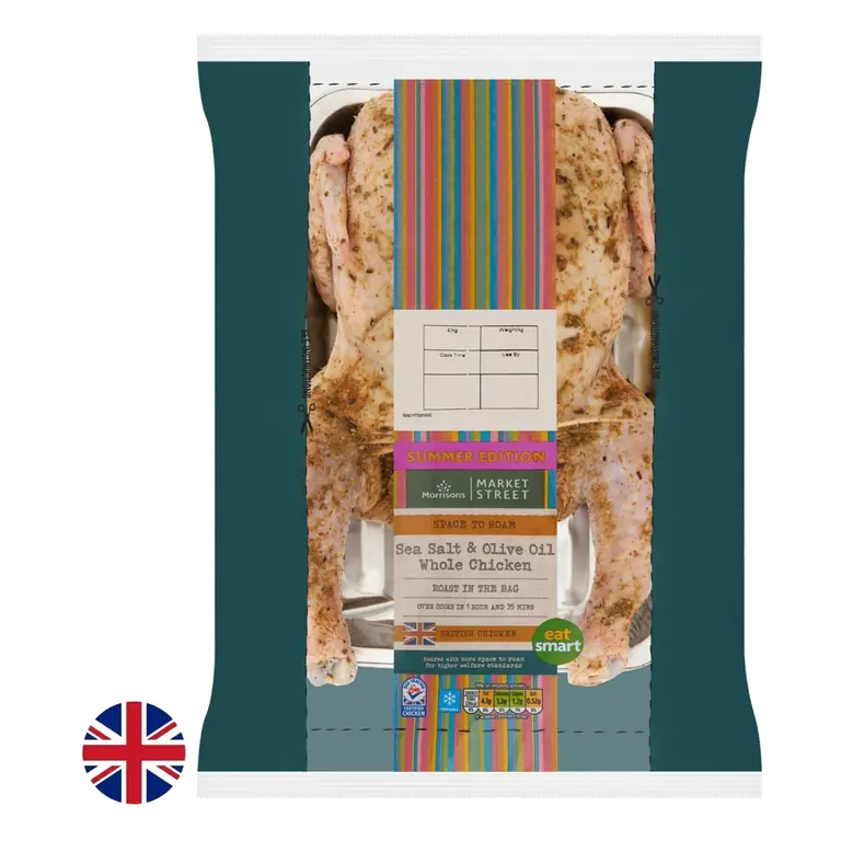 British Sea Salt & Olive Oil Roast In The Bag Chicken 1.6kg