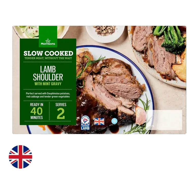 British Slow Cooked Lamb Shoulder with Mint Gravy 360g
