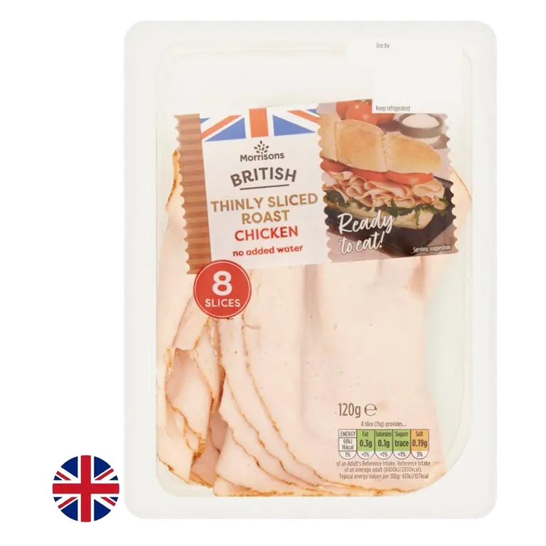British Thinly Sliced Roast Chicken