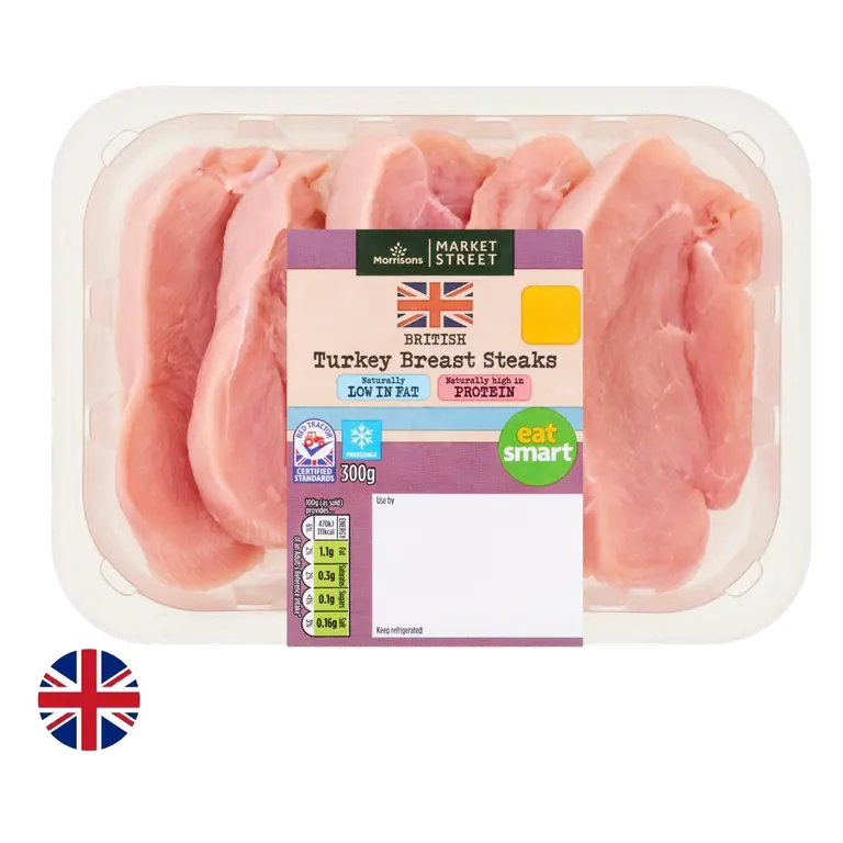British Turkey Breast Steaks 300g