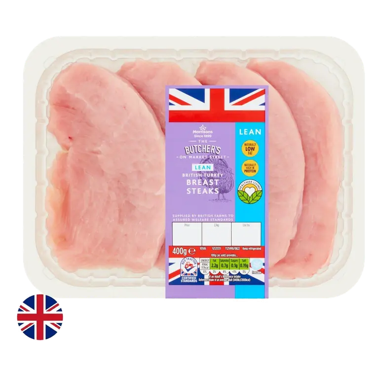 British Turkey Breast Steaks 400g