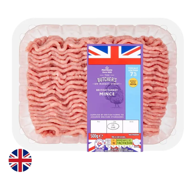 British Turkey Thigh Mince 500g