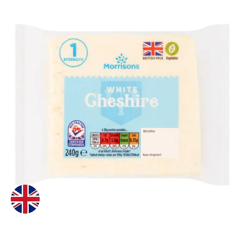 British White Cheshire Cheese 240g