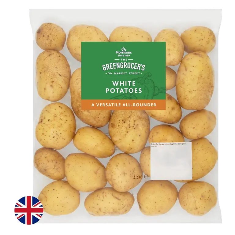British White Potatoes 2.5Kg