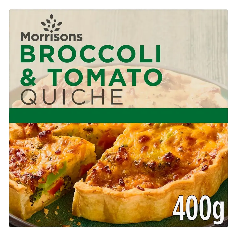 Broccoli & Tomato Quiche