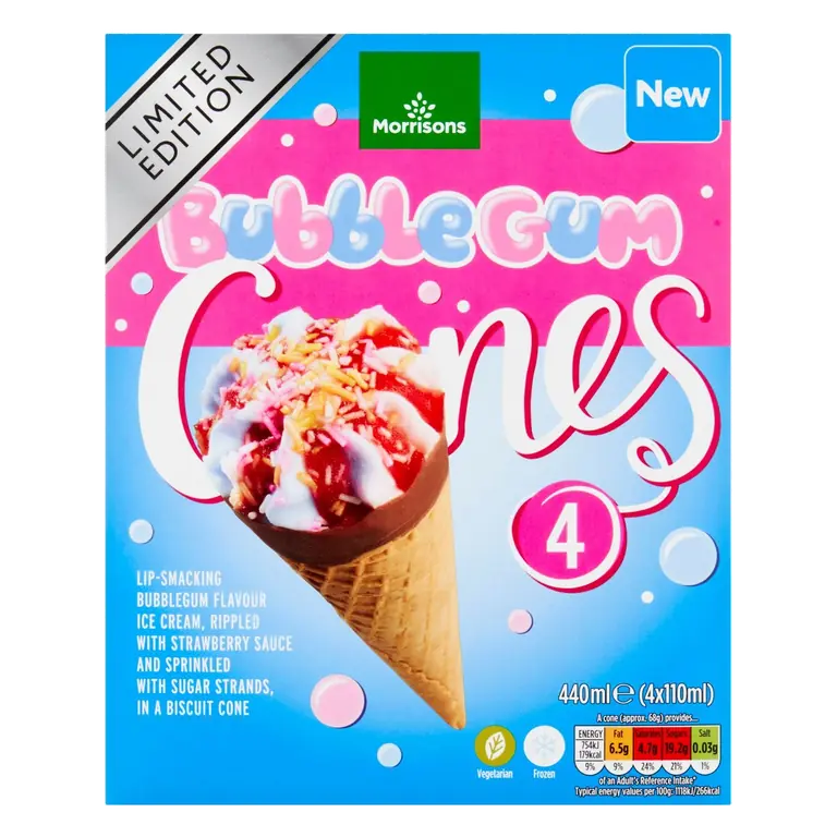 Bubblegum Ice Cream Cone