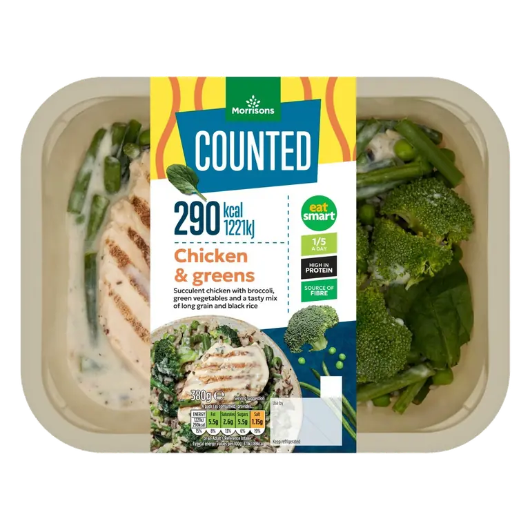 Calorie Counted Chicken Veg & Broccoli 380g