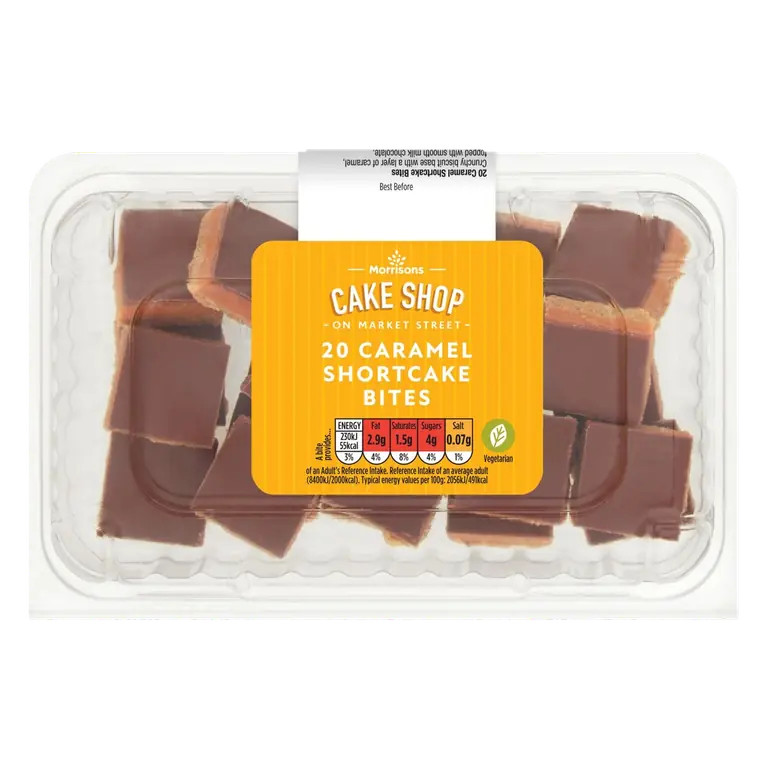 Caramel Shortcake Bites