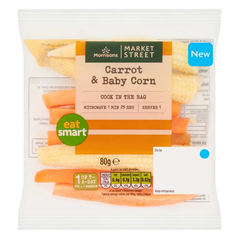 Carrot & Baby Corn 80g