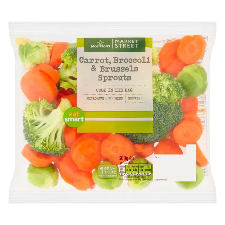 Carrot, Broccoli & Brussels Sprouts