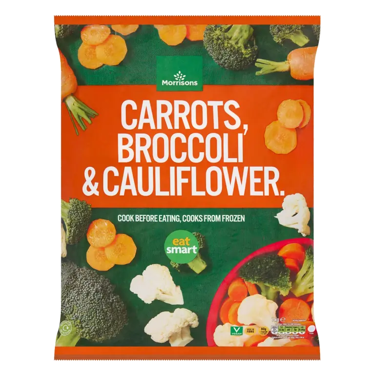 Carrots, Broccoli & Cauliflower 1kg