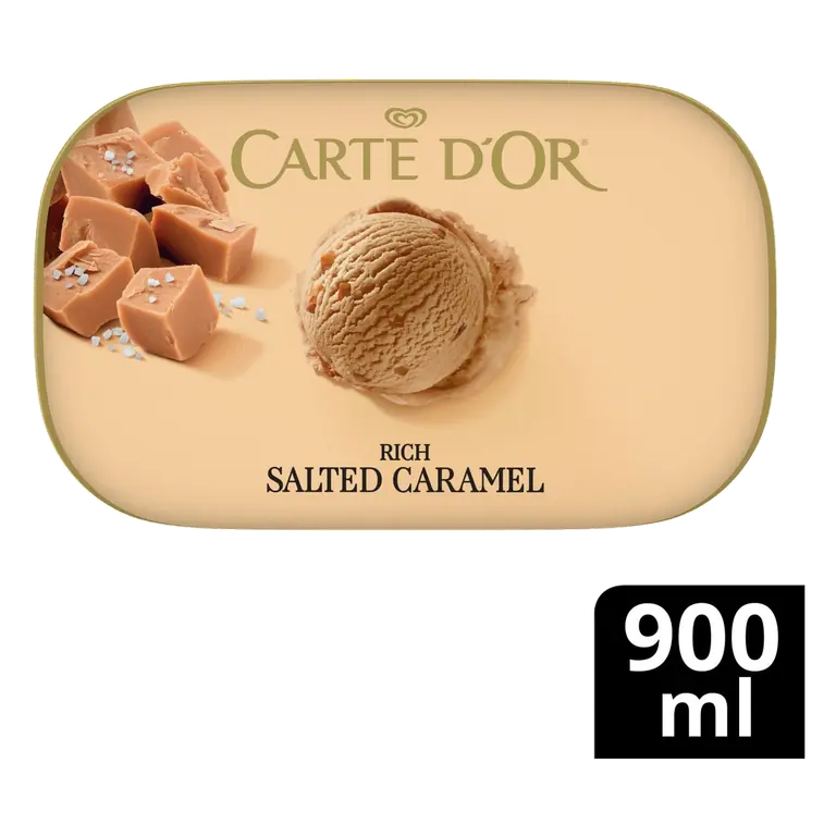 Carte D'or Rich Salted Caramel Ice Cream Tub 900ml