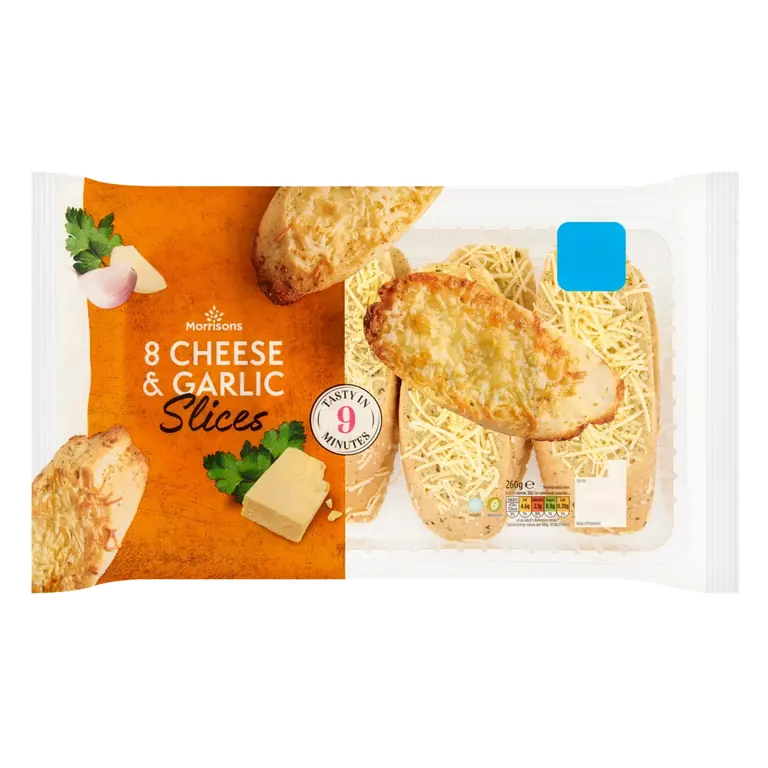 Cheese & Garlic Slices 260g