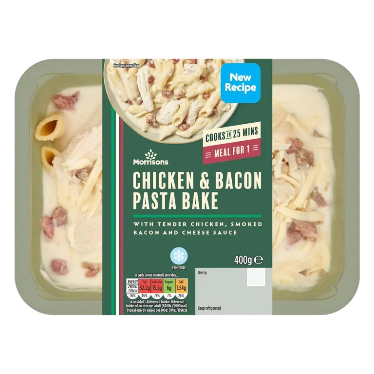 Chicken & Bacon Pasta Bake