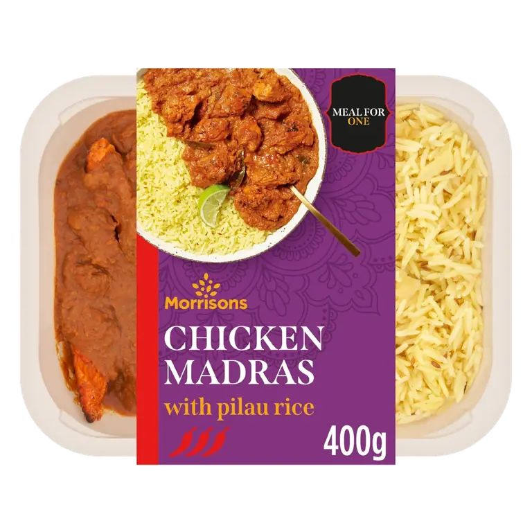 Chicken Madras & Rice