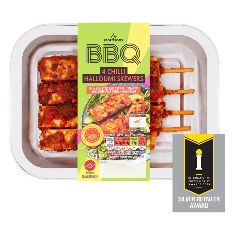 Chilli Halloumi Skewers 225g