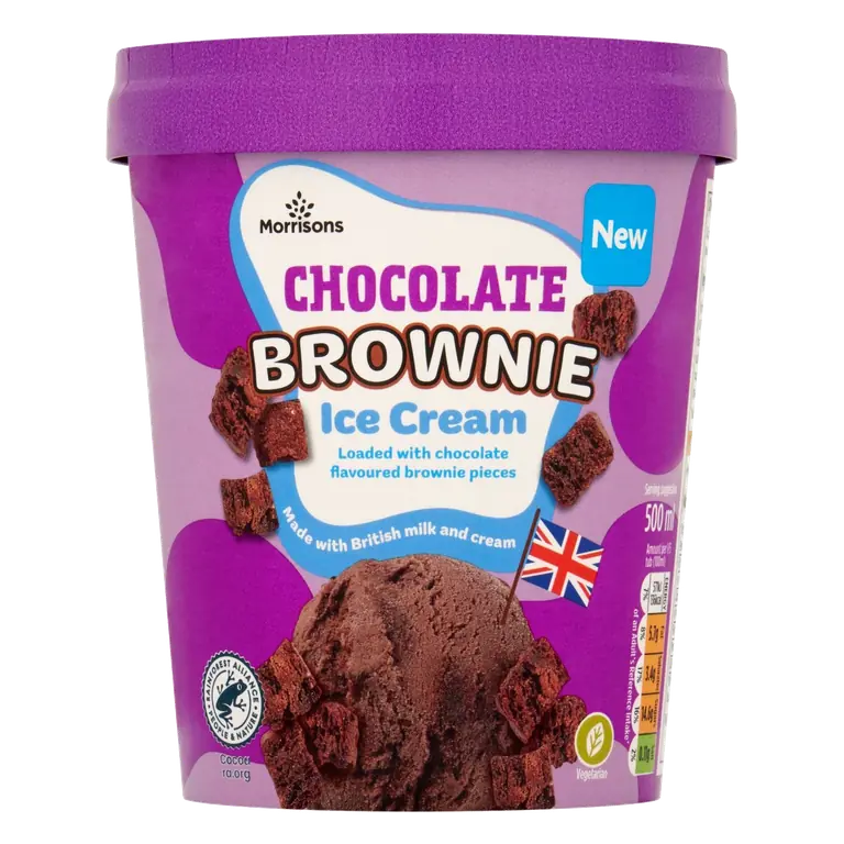 Chocolate Brownie Ice Cream