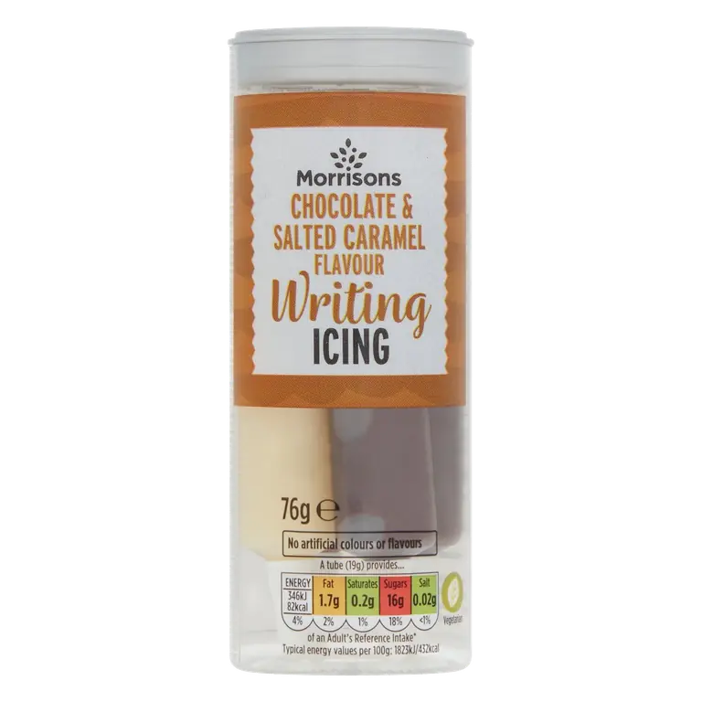 Chocolate & Caramel Writing Icing