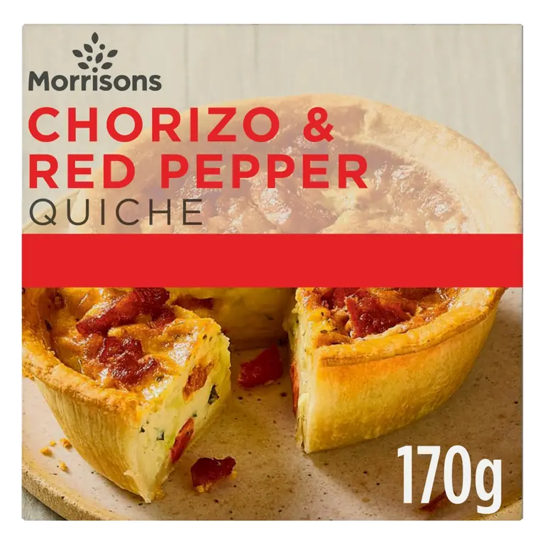 Chorizo And Red Pepper Quiche